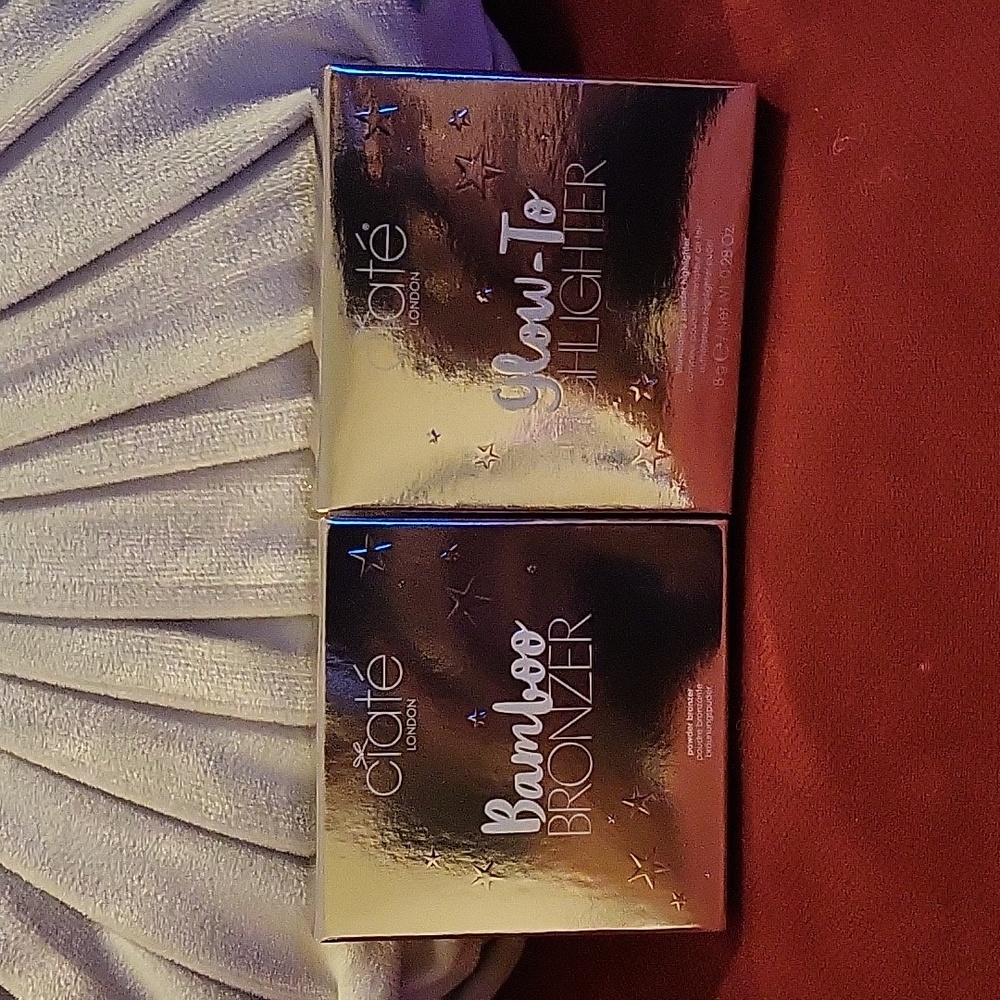 Ciate Glow-to HIGHLIGHTER moondust And Ciate  Bamboo BRONZER south beach